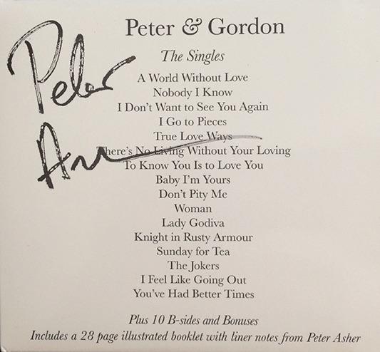 (image for) SIGNED - PETER & GORDON: THE SINGLES