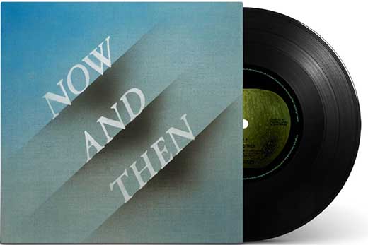(image for) THE BEATLES NOW AND THEN - 12" SINGLE BLACK VINYL
