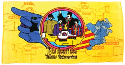 (image for) YELLOW SUBMARINE YELLOW BEACH TOWEL-Last Two