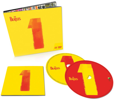 (image for) THE BEATLES "1" TWO DISK SET CD + DVD