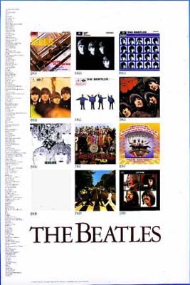 (image for) BEATLES COMPILATION ART PRINT