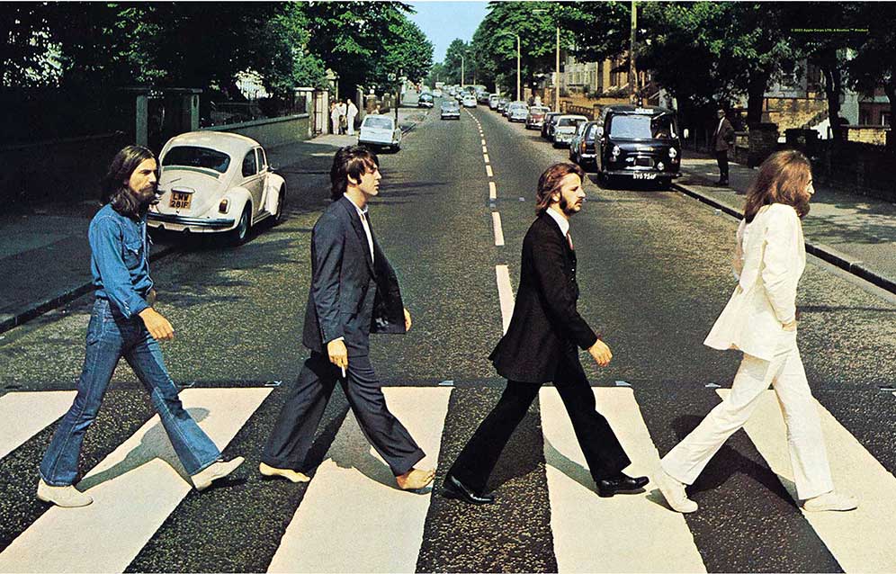 (image for) ABBEY ROAD TEXTILE POSTER