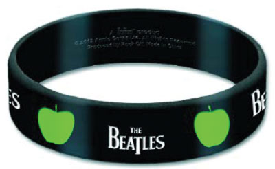 (image for) BLACK LOGO/APPLE RUBBER BRACELET