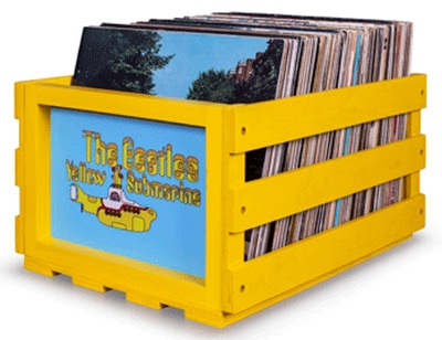 (image for) BEATLES YELLOW SUBMARINE RECORD CRATE