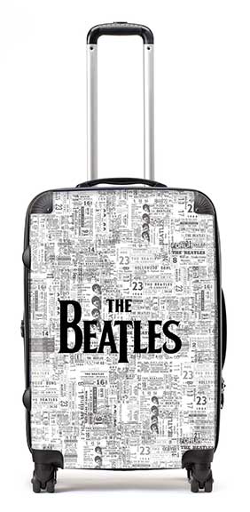(image for) BEATLES TICKETS IN BLACK & WHITE - MEDIUM SUITCASE