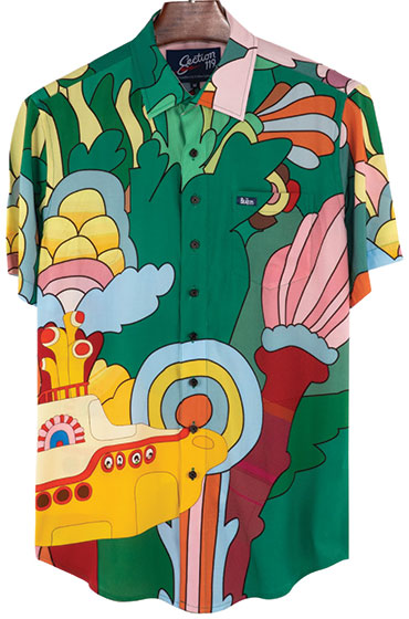 (image for) YELLOW SUB RELAXED FIT S/S BUTTON DOWN SHIRT