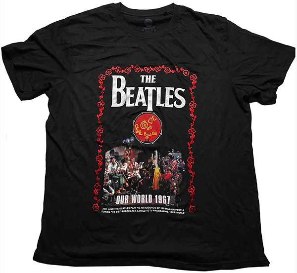 (image for) BEATLES OUR WORLD 1967 UNISEX T-SHIRT
