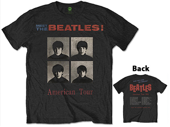 (image for) HARD DAY'S NIGHT IMAGE - '64 TOUR TEE