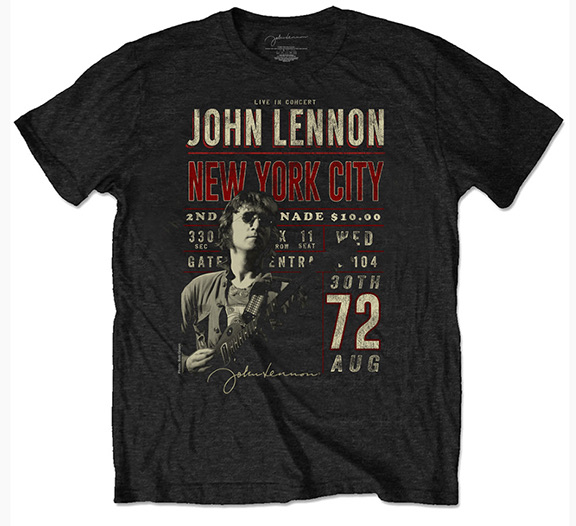 (image for) JOHN LENNON NYC '72 ECO TEE