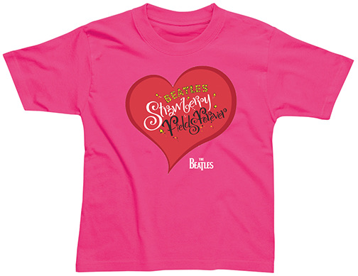 (image for) CHILD STRAWBERRY FIELDS FOREVER PINK T 