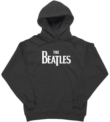 (image for) BEATLES LOGO BLACK HOODIE