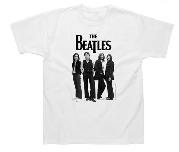 (image for) BEATLES ICONIC STANCE WHITE TEE