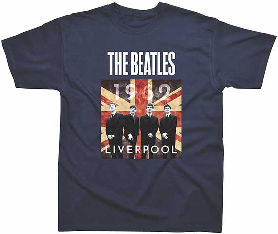 (image for) BEATLES LIVERPOOL 1962 NAVY TEE