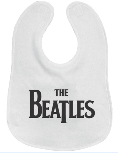 (image for) BEATLES LOGO WHITE BIB