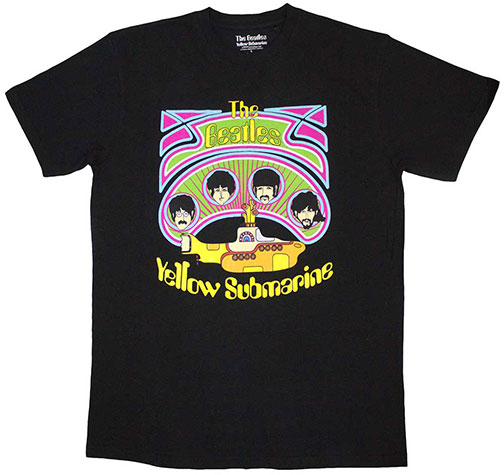 (image for) YELLOW SUBMARINE & BEATLES FACES TEE