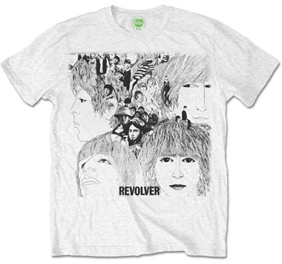(image for) REVOLVER ALBUM COVER WHITE TEE