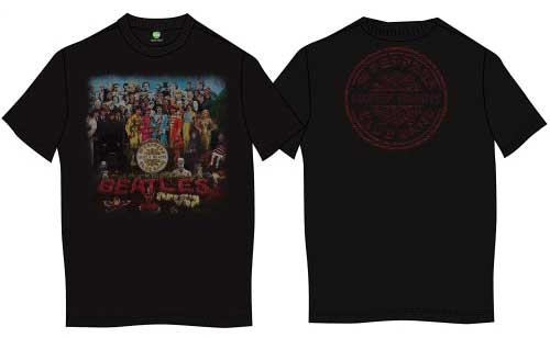 (image for) SGT. PEPPER VINTAGE BLACK TEE