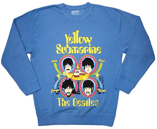 (image for) YELLOW SUB & PORTHOLES BLUE SWEATSHIRT