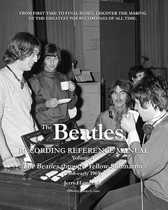 (image for) SIGNED: BEATLES RECORDING REFERENCE MANUAL. VOLUME 4