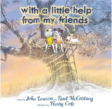 (image for) WITH A LITTLE HELP FROM MY FRIENDS BOOK (LARGE FORMAT)