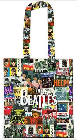 (image for) BEATLES SINGLES COVERS TOTE BAG