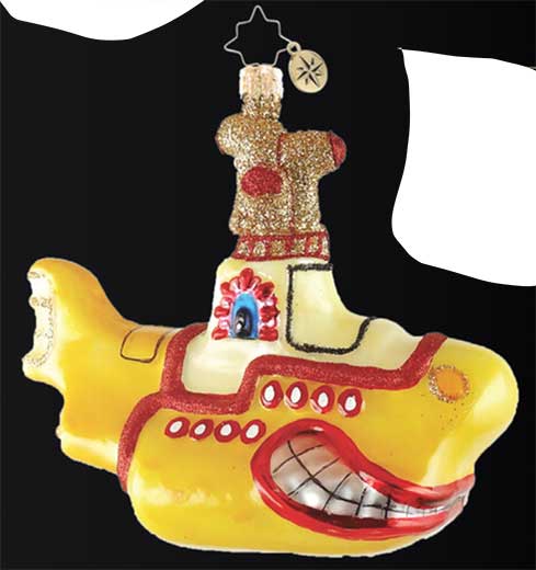 (image for) SMILING YELLOW SUBMARINE ORNAMENT