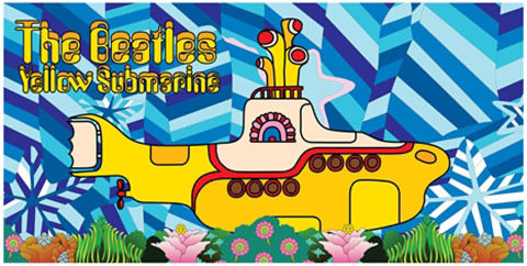 (image for) YELLOW SUBMARINE BEACH/ BATH TOWEL