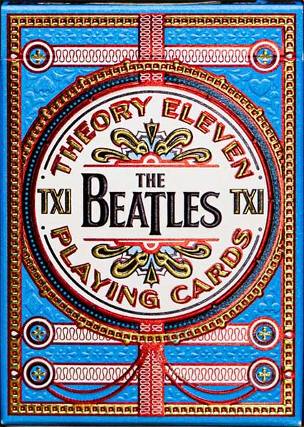 (image for) BEATLES PREMIUM PLAYING CARDS - BLUE