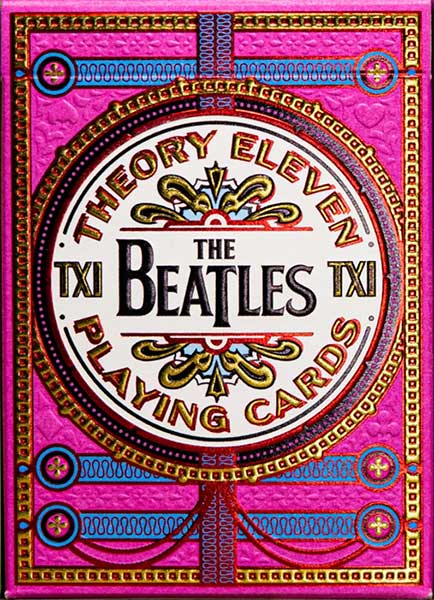 (image for) BEATLES PREMIUM PLAYING CARDS - PINK