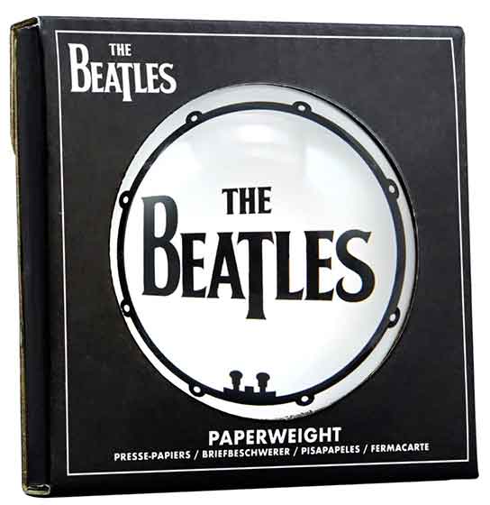 (image for) THE BEATLES LOGO GLASS PAPERWEIGHT