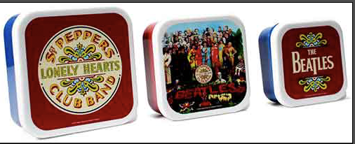 (image for) SGT. PEPPER SNACK BOXES - SET OF 3