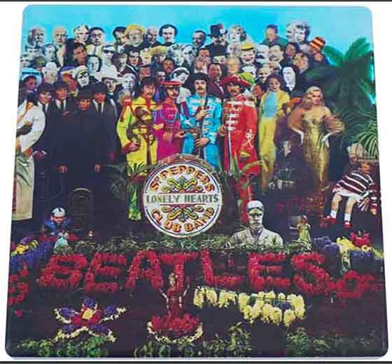 (image for) SGT. PEPPER CERAMIC COASTER