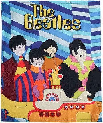 (image for) YELLOW SUBMARINE COLORFUL TEA TOWEL
