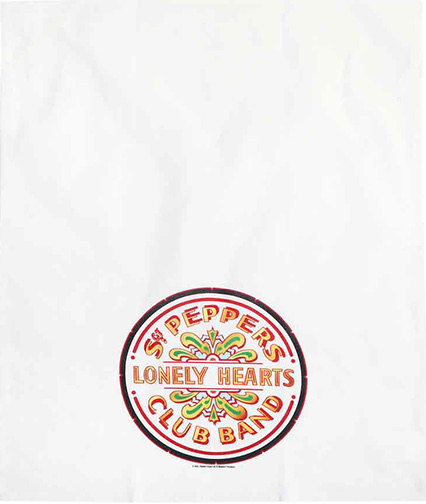 (image for) SGT. PEPPER WHITE TEA TOWEL